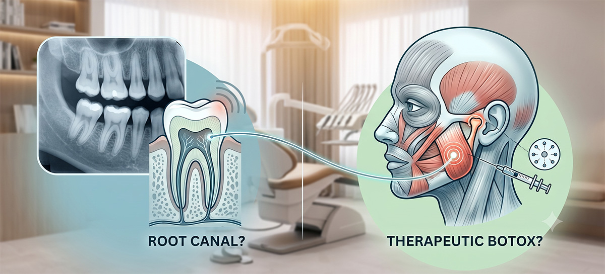 Root Canal or Therapeutic Botox? Diagnosing Chronic Dental and Jaw Pain